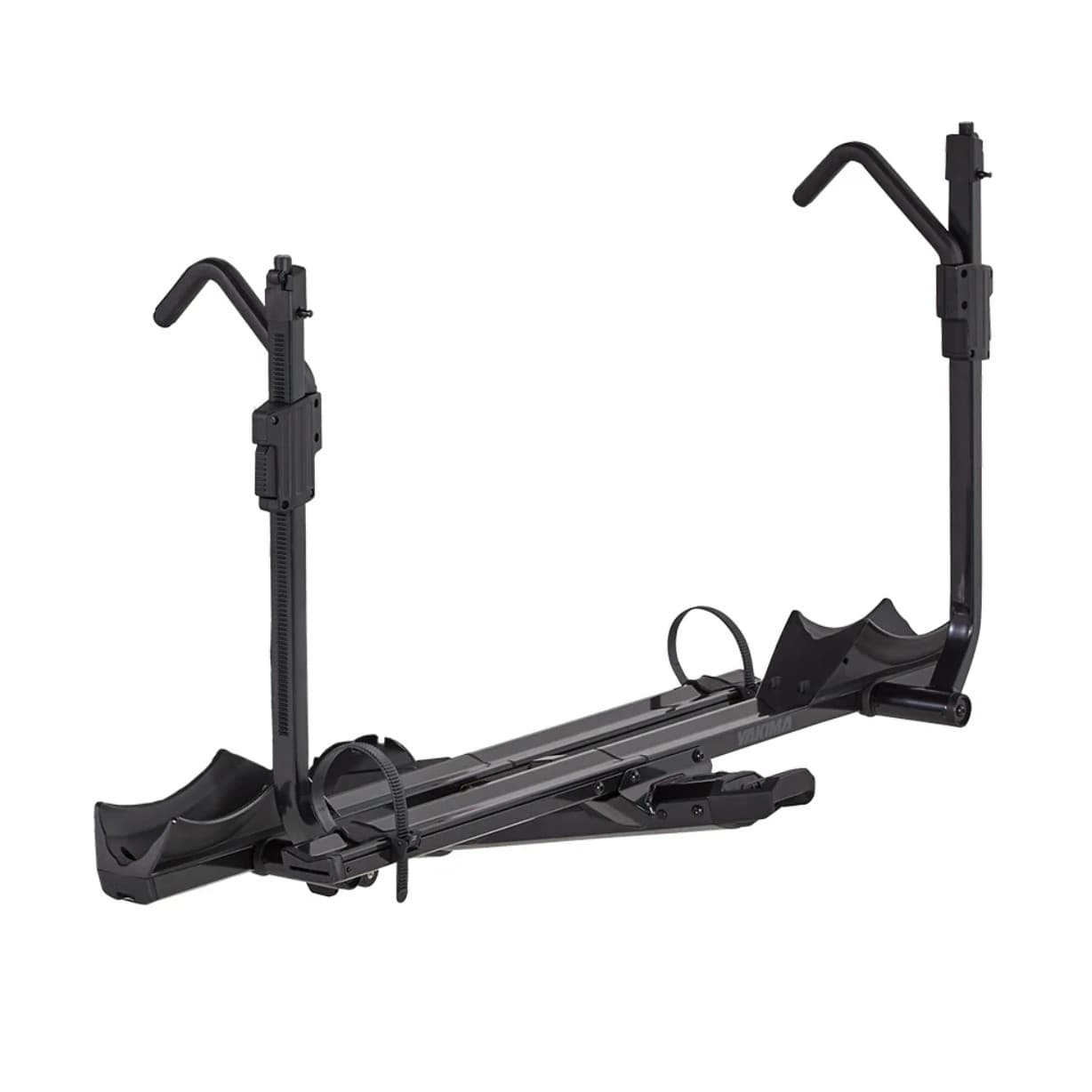 StageTwo 2" platform hitch rack in slate gray on white background