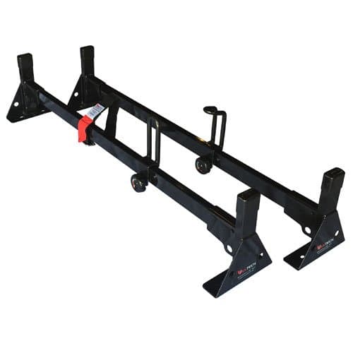 Vantech Sprinter 2007+ High Top - 2 Bar Steel Ladder Rack H2667 Black
